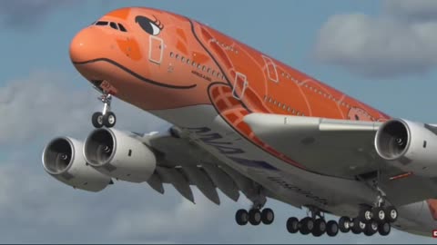 Airbus a380 liftoff