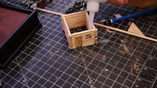 [Model making] Christmas three-dimensional painting of the cozy house Horror Strangers IX