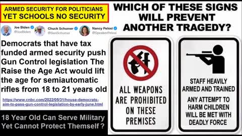 Gun Control Politicians Vs Schools Arm Security