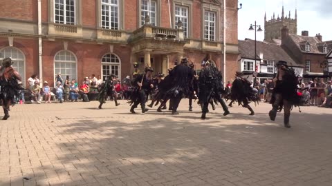 Beltane Border Morris - Cross Tree - Evesham Show Spot - 25 Jun 23