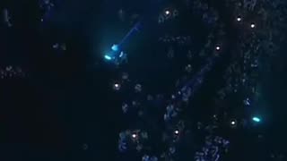 Tom Cruise at the Paris Olympics closing ceremony. The parachute didn’t deploy!