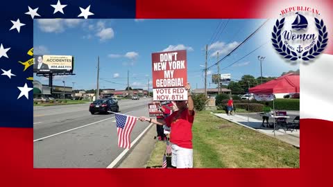 RWH Sign Waving for the coming Nov. Election 2022