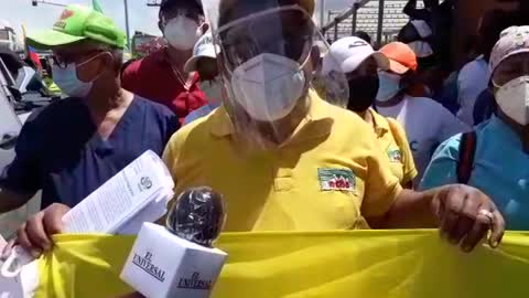 Trabajadores de la salud se unen a la movilización