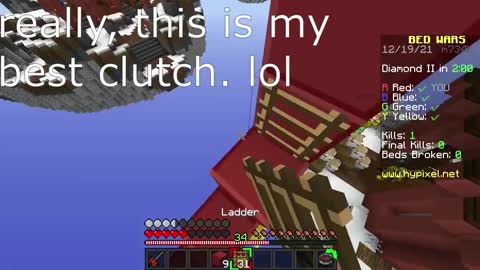 The best clutch in the history of bedwars