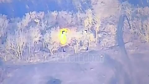 Russian destruction of an Ukranian FPV-drone crew near the border area