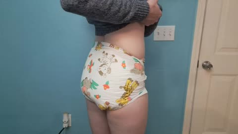 Rearz MEGA Safari incontinence briefs_ how they look and fit