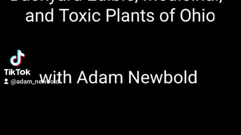 Backyard Edible, Medicinal, and Toxic Plants of Ohio with Adam Newbold part2