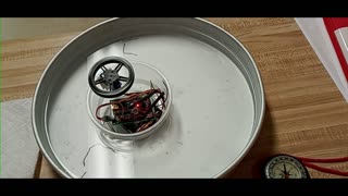 INERTIAL REACTION WHEEL PROPELLING BOAT with MAGNET _2