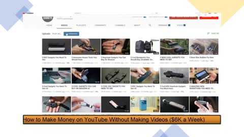 How to Make Money on YouTube Without Making Videos $6000 A Week Easiest