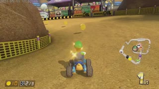 Mario Kart 8 Deluxe Switch Luigi Part 37 Wario Stadium