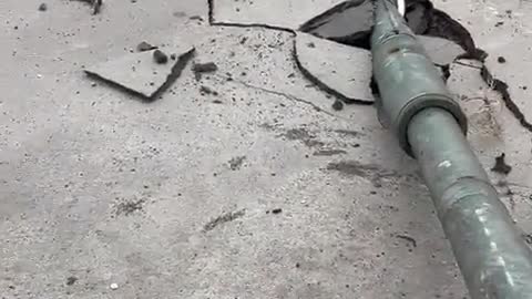 Russian T-72B tank was hit by a top attack munition in Chernihiv Oblast