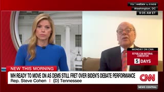Reporter asks Pelosi if Biden has her support. Hear her response