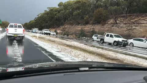 First Hailstorm of 2018 in Sydney