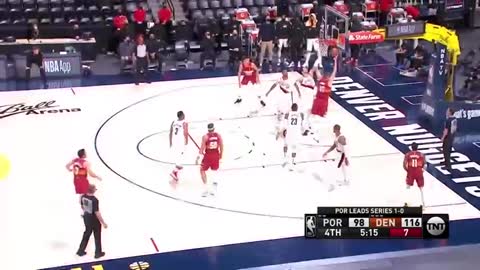 FACUNDO CAMPAZZO NUTMEGS CJ McCOLLUM