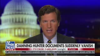 Tucker Carlson Reveals Damning Hunter Biden Docs Mysteriously Vanished in Transit