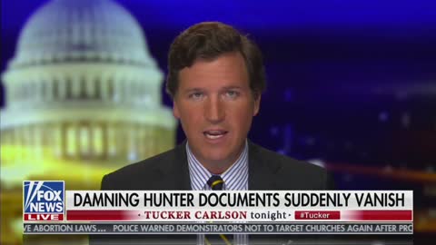 Tucker Carlson Reveals Damning Hunter Biden Docs Mysteriously Vanished in Transit