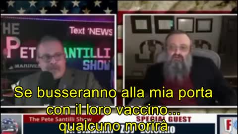 Dr. Zelenko mostra la pistola :Se busseranno alla mia porta con il loro vaccino... qualcuno morirà