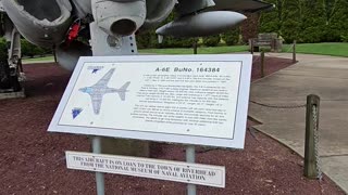 Beautiful A-6e airforce plane on display