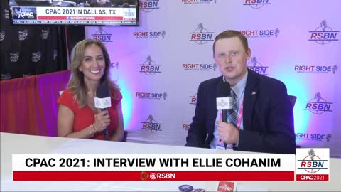Interview with Ellie Cohanim at CPAC 2021 in Dallas 7/10/21