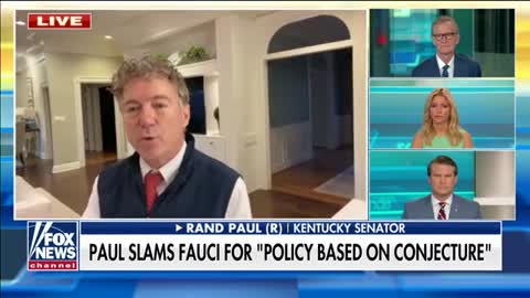Rand Paul on explosive clash with Fauci -Keeps moving goalposts Mar 19, 2021
