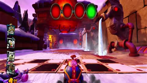 Crash Team Racing Nitro Fueled - Barin Ruins Mirror Mode Gameplay