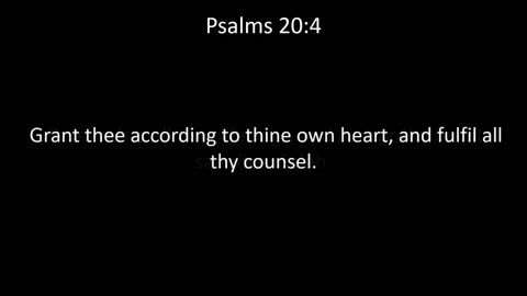 KJV Bible Psalms Chapter 20