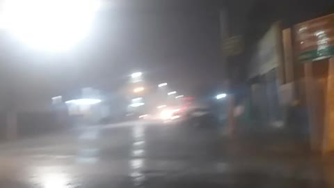 Chuva forte na cidade