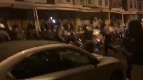 Philadelphia Riots. Police skirmish with rioters