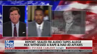 Tucker Carlson talks about MLK's statues