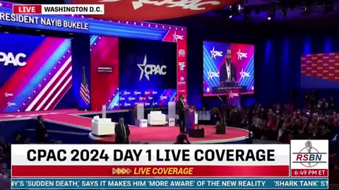 Nayib Buikele at CPAC: "They say globalism comes to die a CPAC."