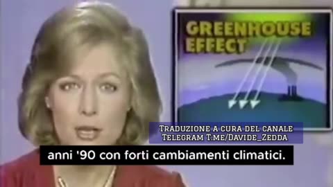 Un servizio della NBC News del 1983 preannunciò un "riscaldamento catastrofico