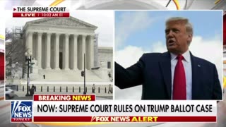 Supreme Court rules on Trump ballot case Trump wins