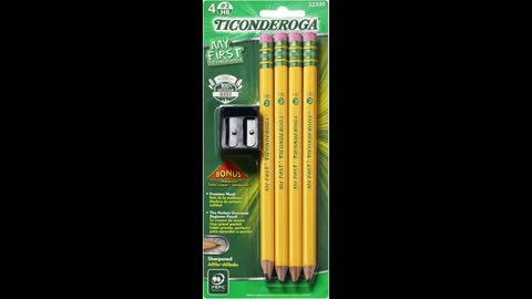 Review: My First Ticonderoga Primary Pencil and Bonus Sharpener- 2 Pk