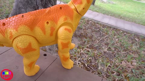 Dinosaurs Walking And Laying Eggs Toys Playground Outdoor