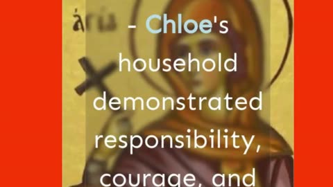 Who was Chloe in the Bible