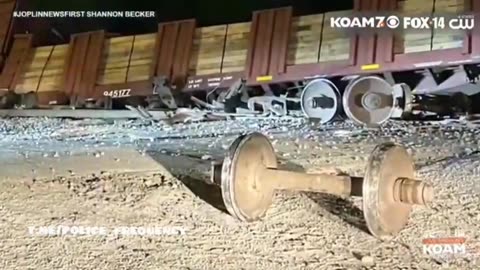 Residents of Wyandotte, Oklahoma are cleaning up after a massive train