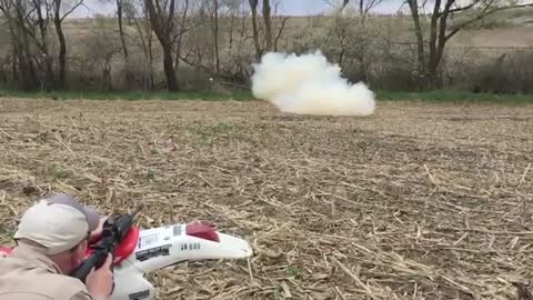 Tannerite close call slow motion