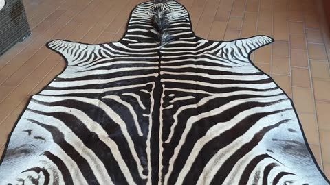 Felted Zebra Skin for client no3