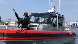 President Trump US Coast Guard