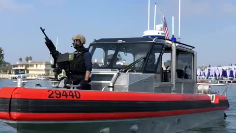 President Trump US Coast Guard