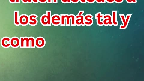 "La Regla de Oro: Trata a los Demás Como Quisieras Ser Tratado" Mateo 7:12.#shorts #shortsvideo #yt