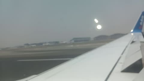 Landing on Dubai airport