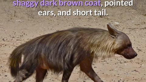Brown Hyena || The rarest species of hyena! || Description!