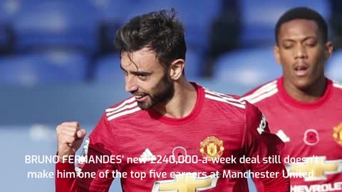 FER-GET IT Man Utd wages revealed after Bruno Fernandes new £240,000-a-week deal…
