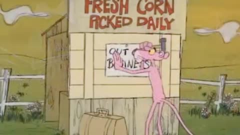 Best cartoon character Pink Panther (Pink on the cob)