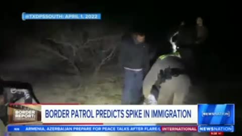 Meanwhile, Happening now in Eagle Pass, Texas- Crossings of Illegal Migrants
