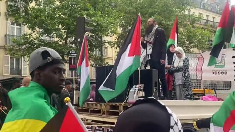 "March against the Far Right" in Paris today