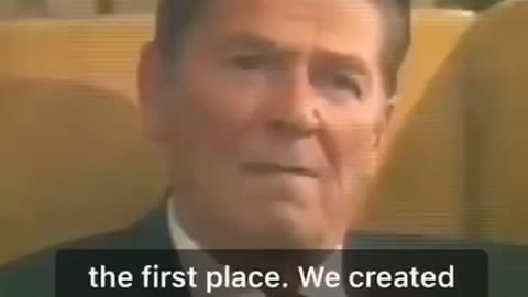 Ronald Regan, the government works for us.