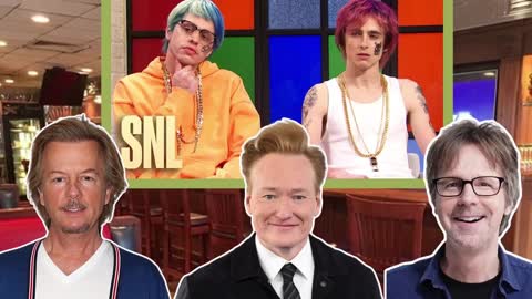 Conan O’Brien talks to David Spade and Dana Carvey about what they think about SNL today