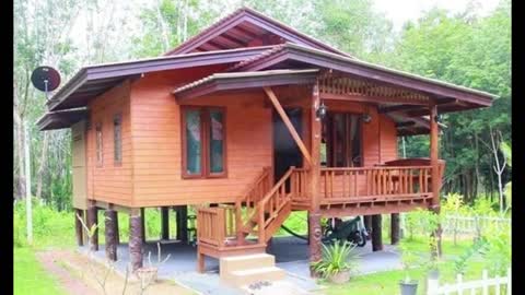 Wooden house ideas, simple wooden house inspiration